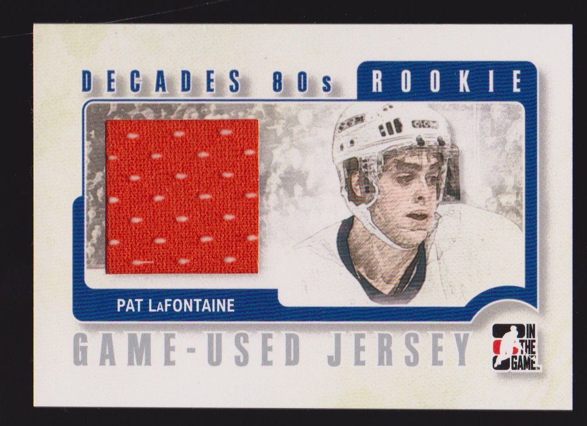 2010-11 Decades 1980s Rookie Jerseys Silver #RJ12 Pat LaFontaine (image for) 2010-11 Decades 1980s Rookie Jerseys Silver #RJ12 Pat LaFontaine
